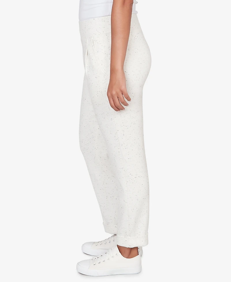 Ruby Rd. Petite Ultra Soft Knit Cuffed Ankle Pant