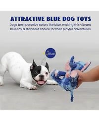 Nocciola Patchwork Pals Elephant & Ball Variety Pack Tough Squeaky Interactive Dog Toy