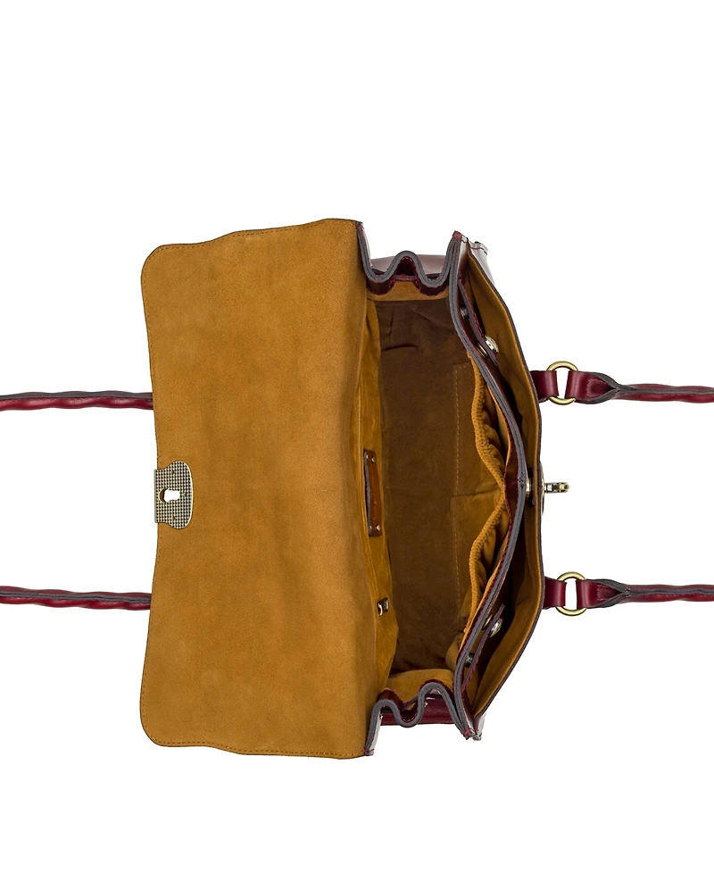 Patricia Nash Vienna Twist-Lock Satchel Bag