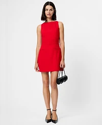 French Connection Women's Boat Neck Sleeveless Mini Dress