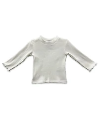 Blueberi Boulevard Baby Girls Mock Neck T-Shirt and Long-Sleeve Jumper, 2-Piece Set
