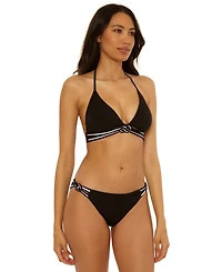 Trina Turk Women's Triumph Micro Braided Halter Top