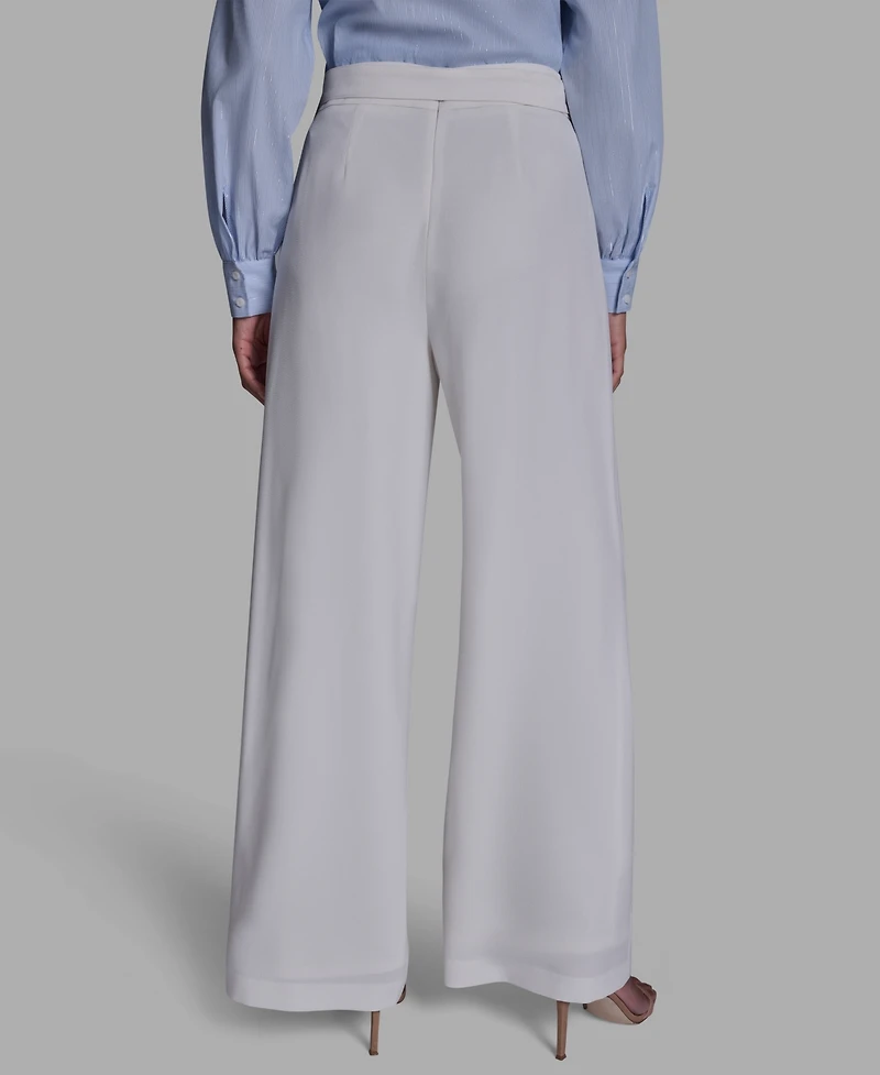 Bcbg Women's Wide Leg High Waist Pants