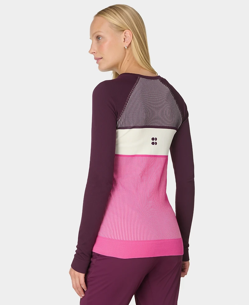 Sweaty Betty Women's Ribbed Base Layer Crewneck Top