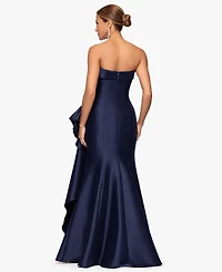 Xscape Petite Strapless Long Dress