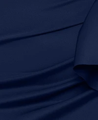 Xscape Plus V-Neck 3/4-Sleeve Dress