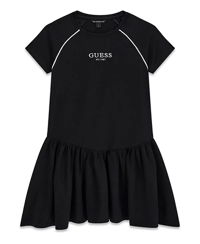 Guess Girls 7-16 Stretch Ponte Short-Sleeve Dress