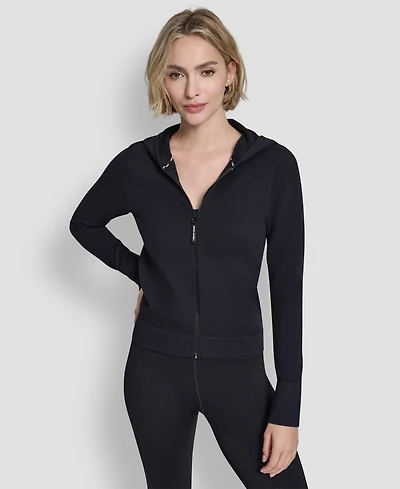 Dkny Women's Long-Sleeve Hoodie Jacket