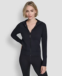 Dkny Women's Long-Sleeve Hoodie Jacket