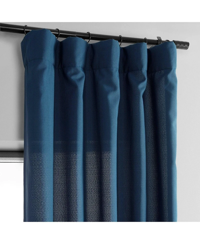 Half Price Drapes Dobby Linen Curtain