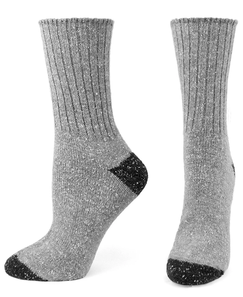 Hue Women's 2-Pack Tweed Rib Boot Socks
