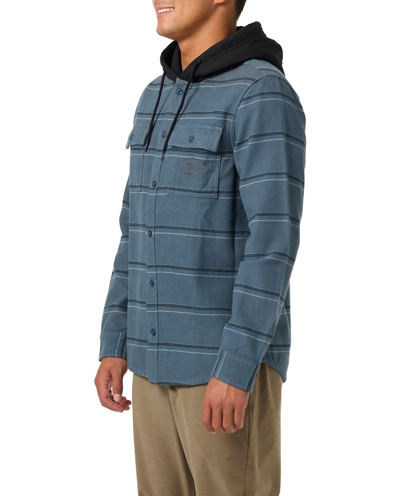 O'Neill Men's Archer Hooded Flannel Shirt