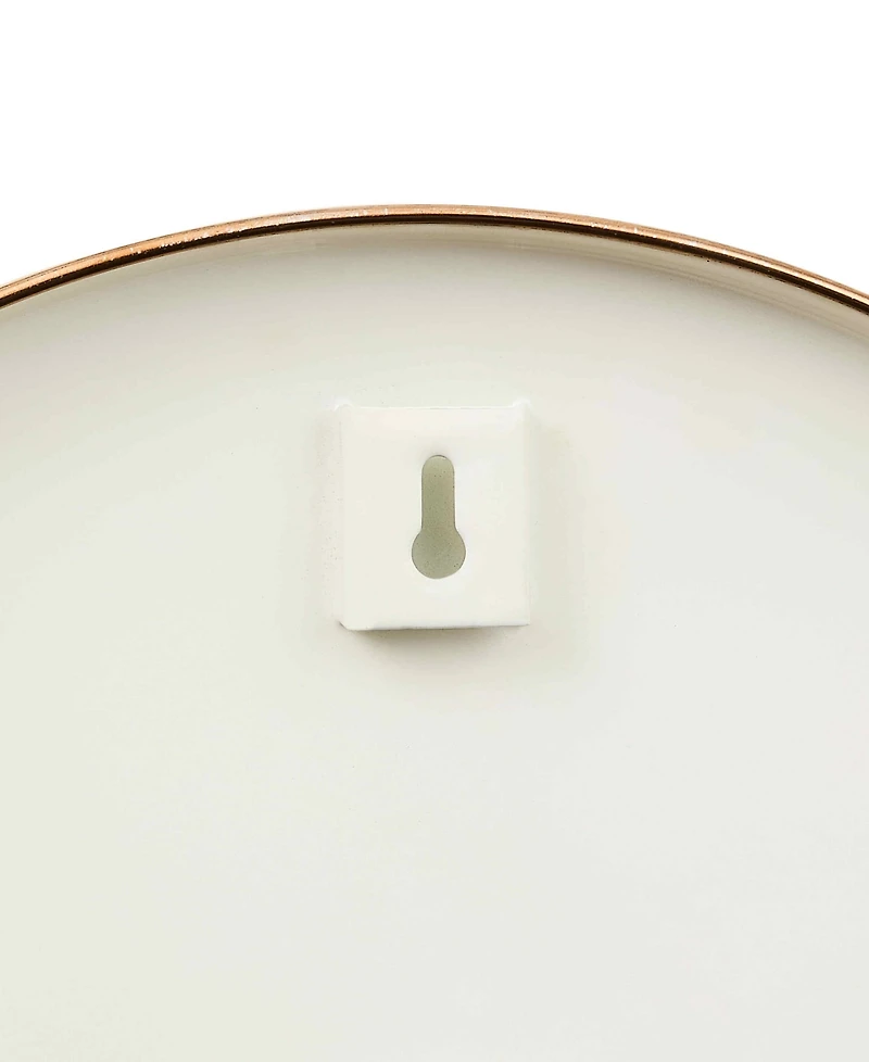 MacKenzie-Childs Violet Check 12" Handmade Clock