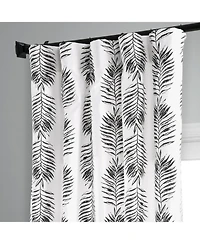 Half Price Drapes Sago Floral Printed Cotton Room Darkening Curtain