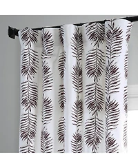 Half Price Drapes Sago Floral Printed Cotton Room Darkening Curtain