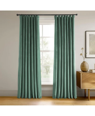 Half Price Drapes Signature Velvet Blackout Curtain