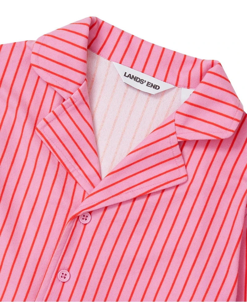 Lands' End Kids Flannel 2 Piece Pajama Set