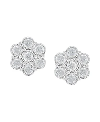 Forever Grown Diamonds Lab-Grown Diamond Earrings (1 ct. t.w.) in Sterling Silver Rhodium