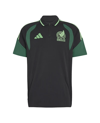 Adidas Men's Black Mexico National Team 2026 World Cup Tiro Polo Shirt