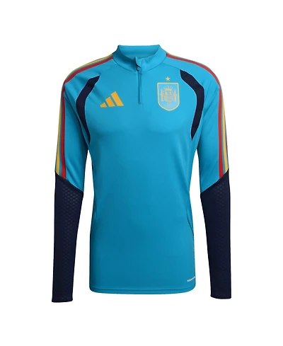 Adidas Men's Turquoise Spain National Team 2026 World Cup Tiro Training T-Shirt