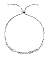 Macy's Diamond (1/4 ct. t.w.) Bracelet in Sterling Silver