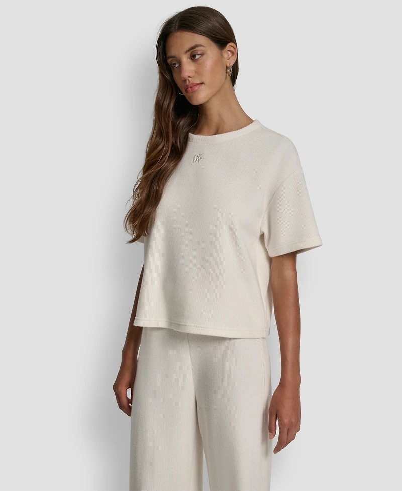 Dkny Jeans Women's Relaxed Boxy Fit T-Shirt