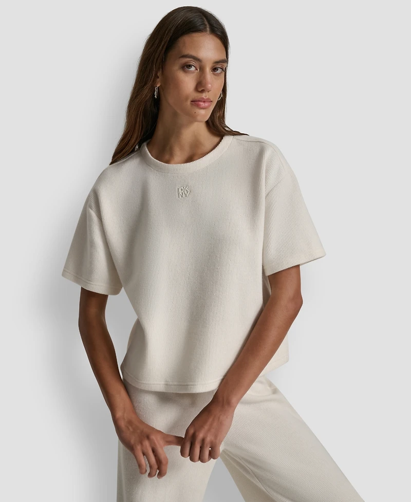 Dkny Jeans Women's Relaxed Boxy Fit T-Shirt