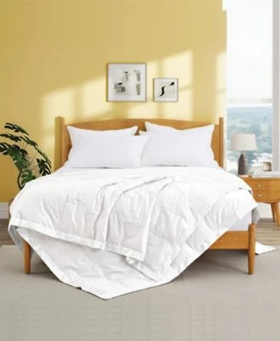Unikome Oversized Lightweight Satin Trim Feather Down Blanket