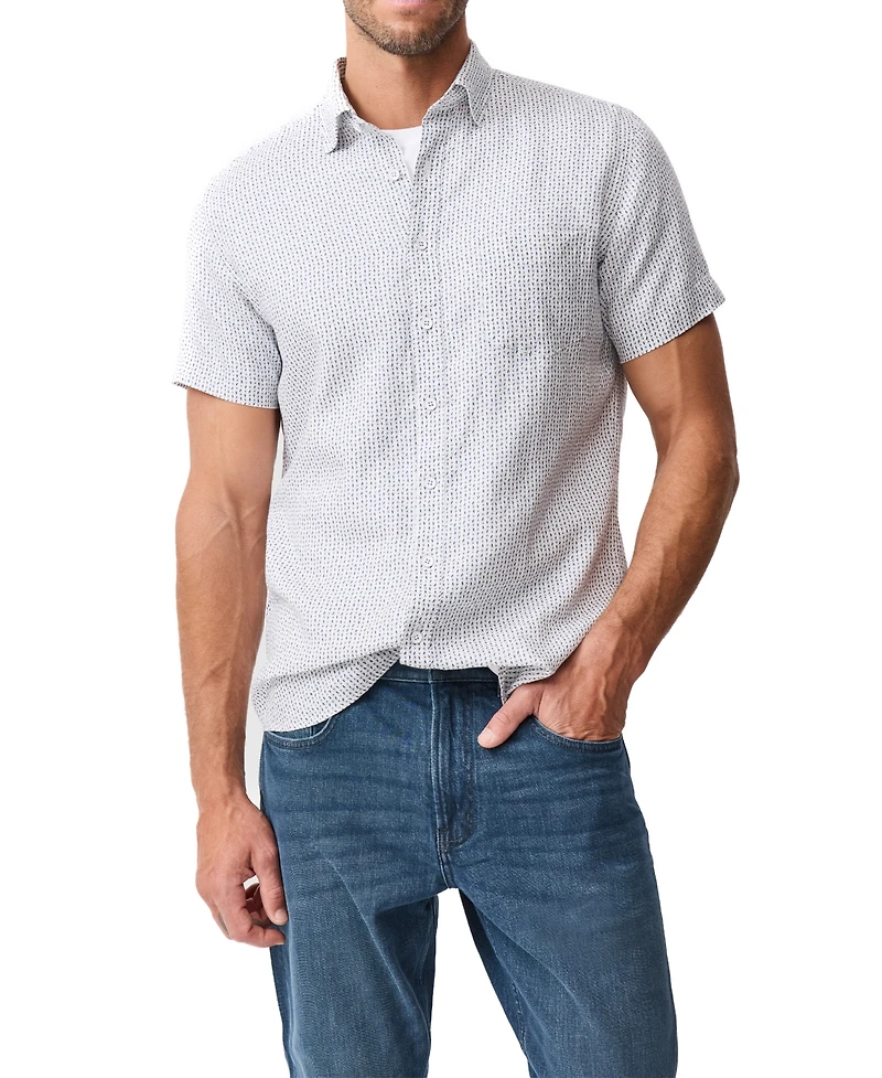 Rodd & Gunn Men's Short-Sleeve Featherson Linen Shirt