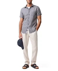 Rodd & Gunn Men's Short-Sleeve Featherson Linen Shirt
