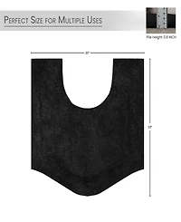 Home Weavers Waterford Contour Bath Rug, 20" x