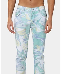 mnml Men's D433 Spill Denim Jeans