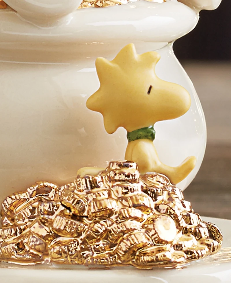 Lenox Lucky Leprechaun Snoopy Figurine