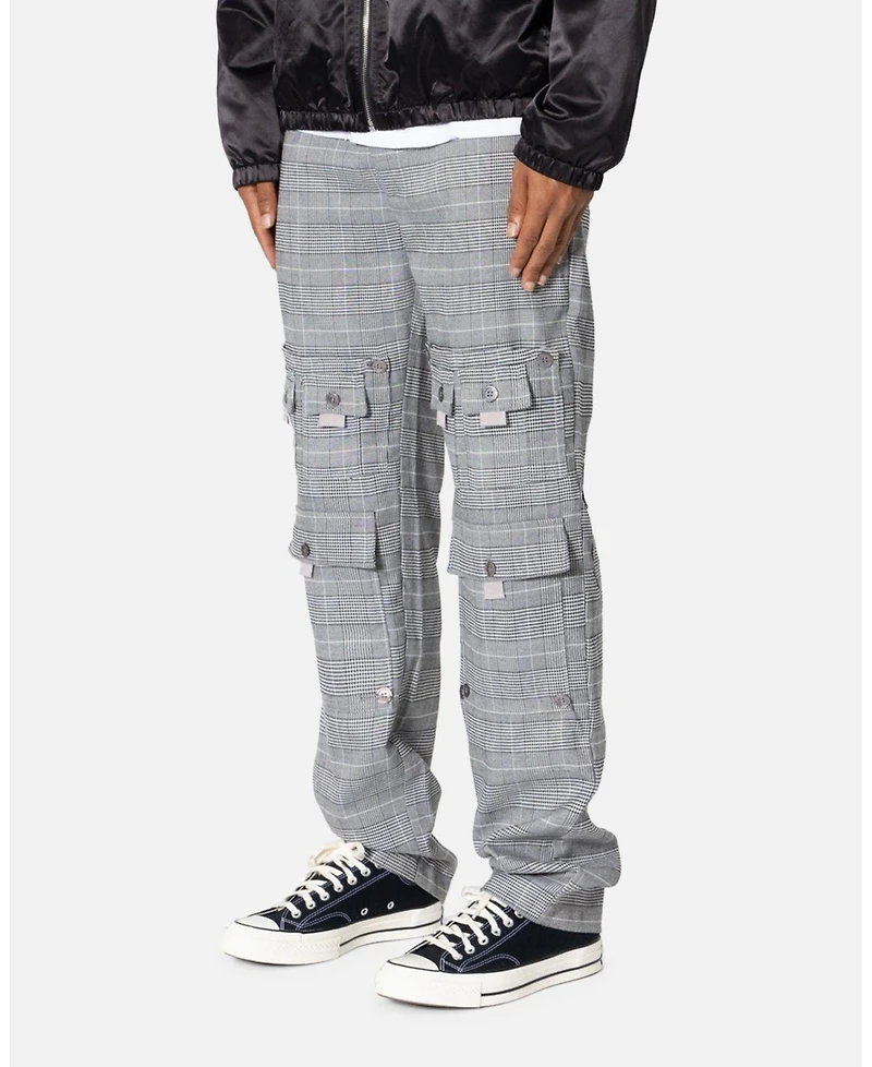 mnml Men's Plaid All Over Pocket Pants