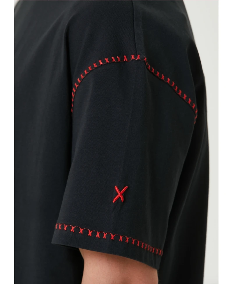 Pcfg Men's Free Heaven Crochet Cotton T-Shirt