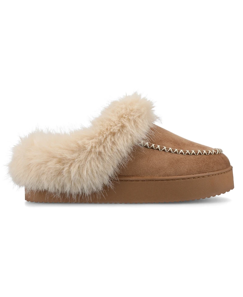 Journee Collection Women's Taran Round Toe Clog Slippers
