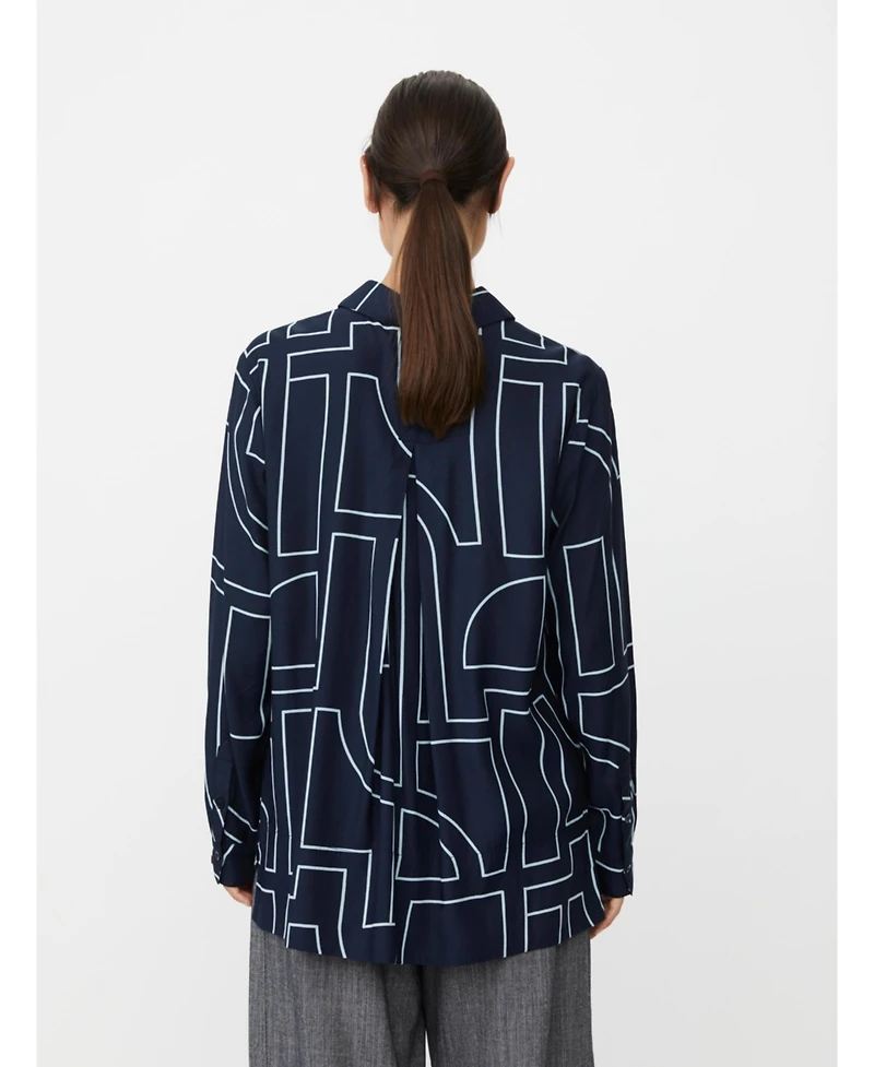 Masai Copenhagen Women's Malmanja Long Sleeve Printed Shirt