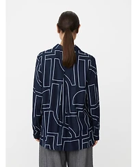 Masai Copenhagen Women's Malmanja Long Sleeve Printed Shirt