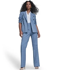 Calvin Klein Women's Windowpane Double Breast Jacket