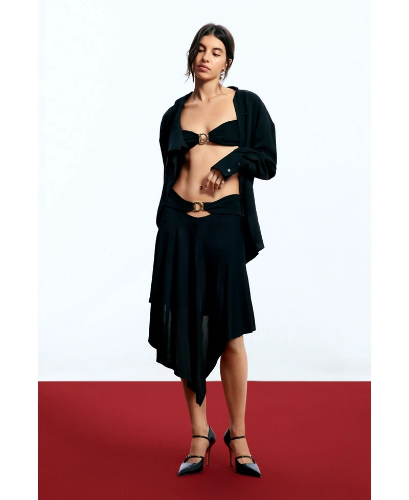 Desigual Women's Asymmetric egonlab skirt