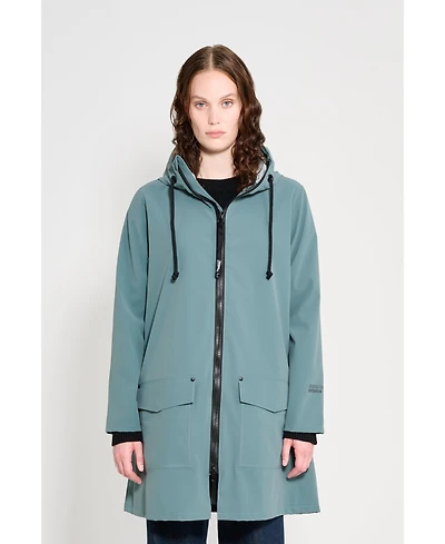 Stutterheim Women's Mosebacke Patch Raincoat