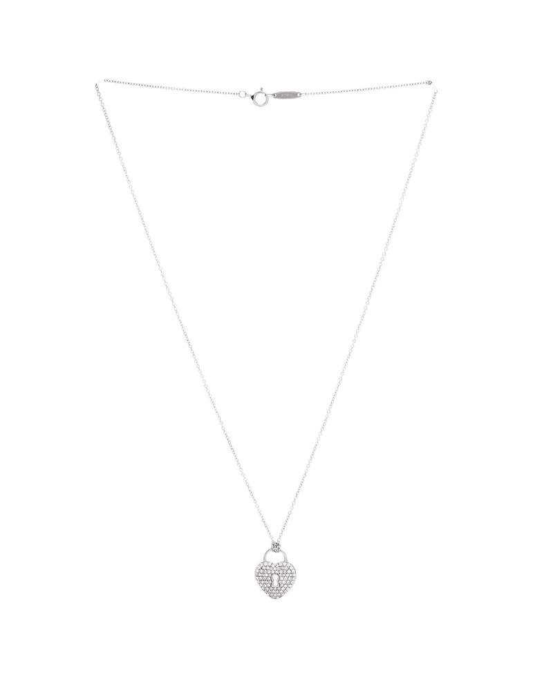 Pre-Owned Tiffany & Co Heart Lock Pendant Necklace