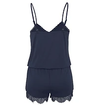 Lascana Women's Lace Detail Pajama Romper