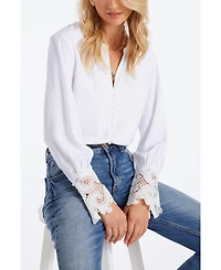 Bishop + Young Women's Bishop + Young Ariel Lace Detail Blouse