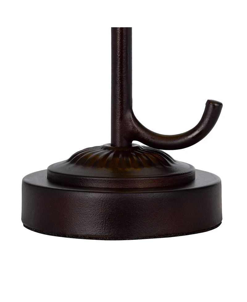 Slickblue Painted Avian Pair Tiffany Style Shade Elegant and Colorful Lighting Accent Lamp