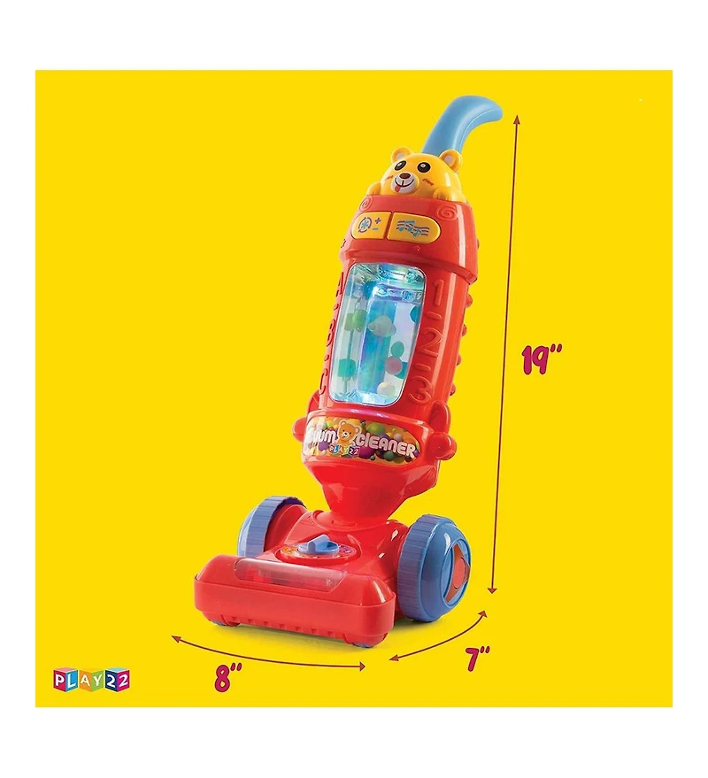 Play22usa Kids Vacuum Cleaner Toy with Lights & Sounds Effects