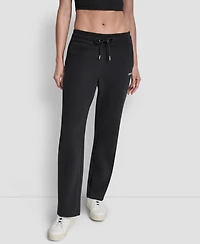 Dkny Women's Metallic Bubble Open Leg Pull-On Pants