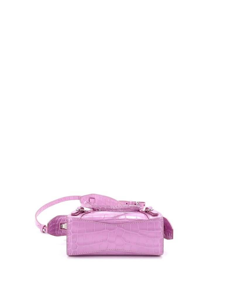 Pre-Owned Balenciaga Nano Neo Classic City Bag Embossed Leather