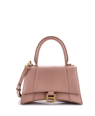 Pre-Owned Balenciaga Small Hourglass Top Handle Bag Leather