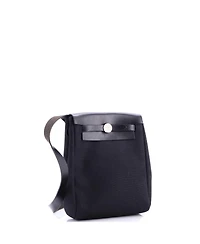 Pre-Owned Hermes Tpm Herbag Toile and Leather